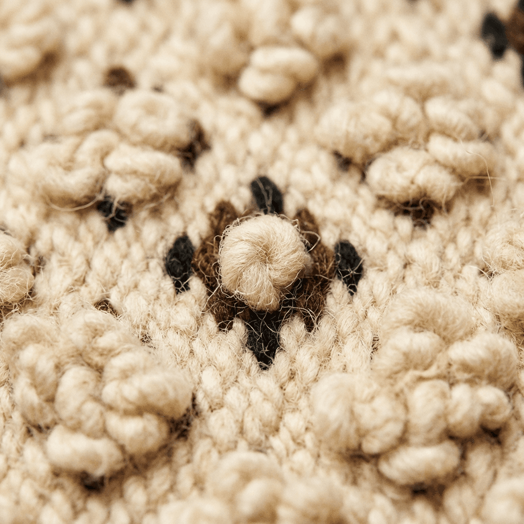 Berber vloerkleed met traditionele Marokkaanse patronen